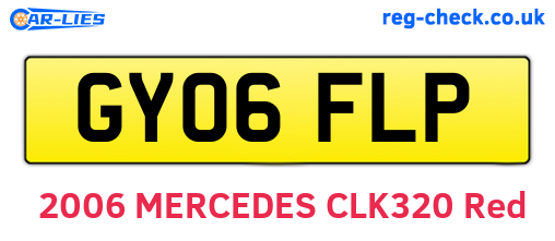 GY06FLP are the vehicle registration plates.