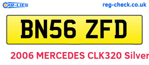 BN56ZFD are the vehicle registration plates.