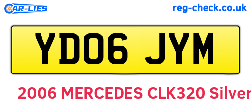 YD06JYM are the vehicle registration plates.