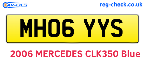 MH06YYS are the vehicle registration plates.
