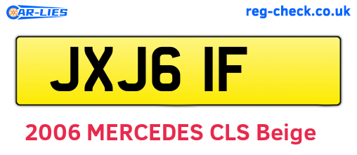 JXJ61F are the vehicle registration plates.
