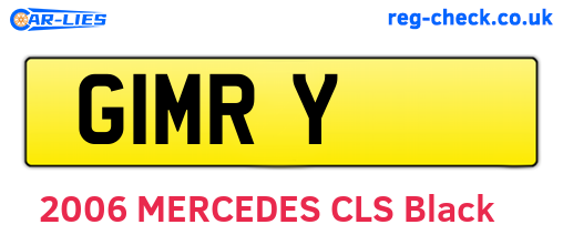 G1MRY are the vehicle registration plates.