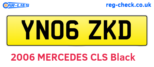 YN06ZKD are the vehicle registration plates.