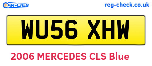 WU56XHW are the vehicle registration plates.