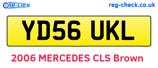 YD56UKL are the vehicle registration plates.