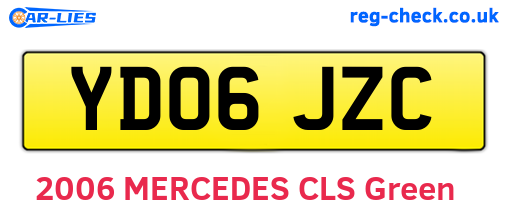 YD06JZC are the vehicle registration plates.