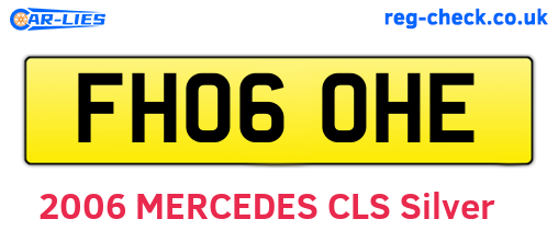 FH06OHE are the vehicle registration plates.