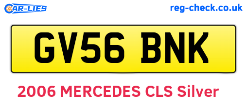 GV56BNK are the vehicle registration plates.