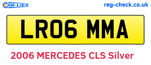LR06MMA are the vehicle registration plates.