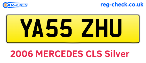 YA55ZHU are the vehicle registration plates.