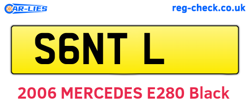S6NTL are the vehicle registration plates.