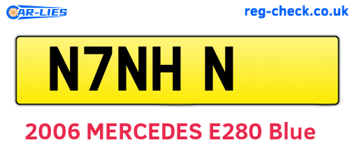 N7NHN are the vehicle registration plates.