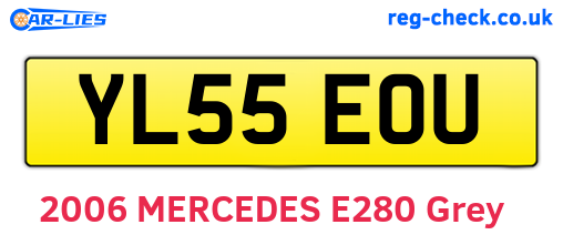 YL55EOU are the vehicle registration plates.