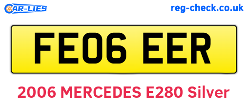 FE06EER are the vehicle registration plates.