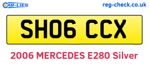 SH06CCX are the vehicle registration plates.