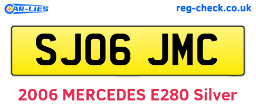 SJ06JMC are the vehicle registration plates.