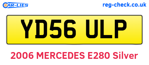 YD56ULP are the vehicle registration plates.