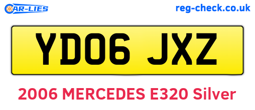 YD06JXZ are the vehicle registration plates.