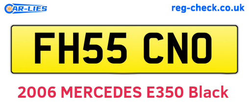FH55CNO are the vehicle registration plates.