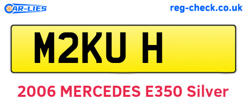 M2KUH are the vehicle registration plates.