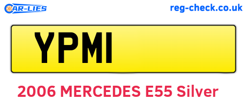 YPM1 are the vehicle registration plates.