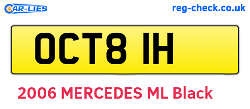 OCT81H are the vehicle registration plates.