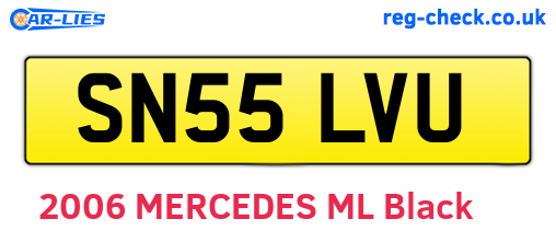SN55LVU are the vehicle registration plates.
