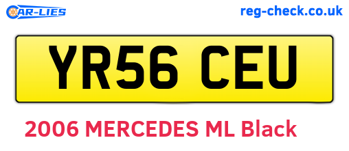 YR56CEU are the vehicle registration plates.
