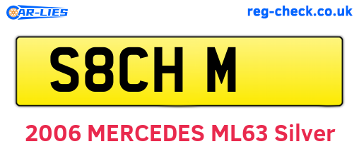 S8CHM are the vehicle registration plates.