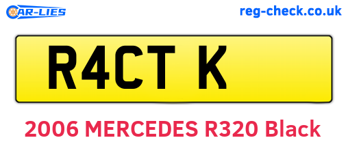 R4CTK are the vehicle registration plates.