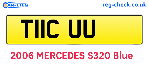 T11CUU are the vehicle registration plates.