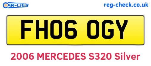 FH06OGY are the vehicle registration plates.
