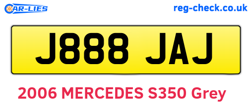 J888JAJ are the vehicle registration plates.