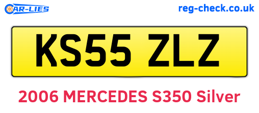 KS55ZLZ are the vehicle registration plates.