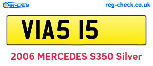VIA515 are the vehicle registration plates.