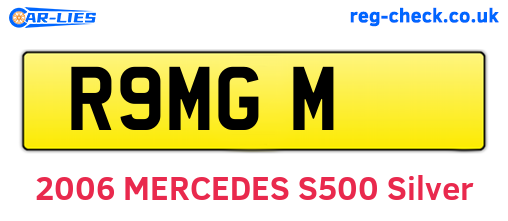 R9MGM are the vehicle registration plates.