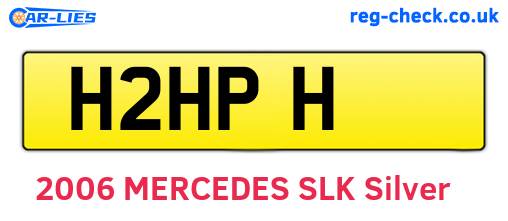 H2HPH are the vehicle registration plates.