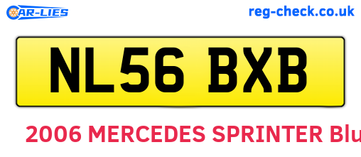 NL56BXB are the vehicle registration plates.