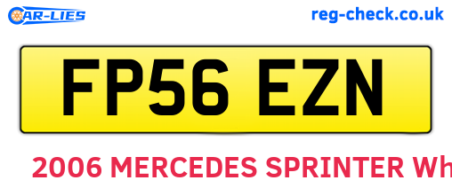 FP56EZN are the vehicle registration plates.