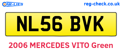 NL56BVK are the vehicle registration plates.