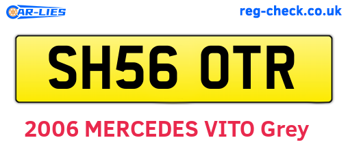 SH56OTR are the vehicle registration plates.