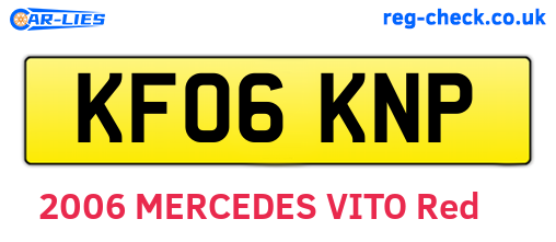 KF06KNP are the vehicle registration plates.