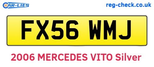 FX56WMJ are the vehicle registration plates.