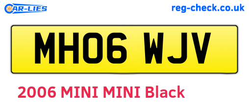 MH06WJV are the vehicle registration plates.