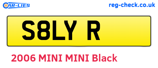 S8LYR are the vehicle registration plates.