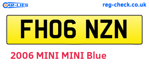 FH06NZN are the vehicle registration plates.