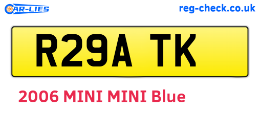 R29ATK are the vehicle registration plates.