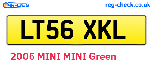 LT56XKL are the vehicle registration plates.