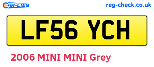 LF56YCH are the vehicle registration plates.
