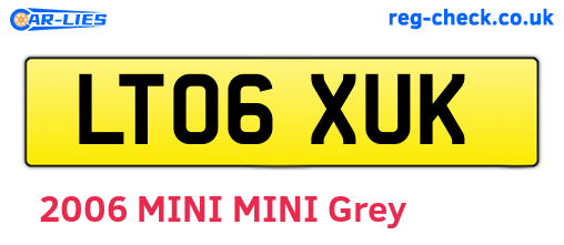 LT06XUK are the vehicle registration plates.